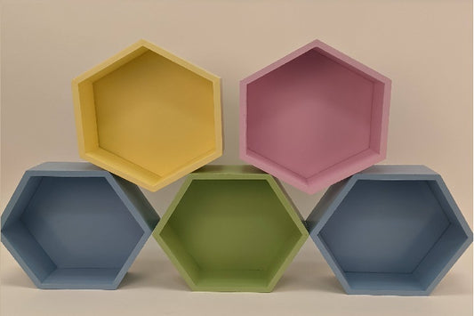 Tablette hexagonale